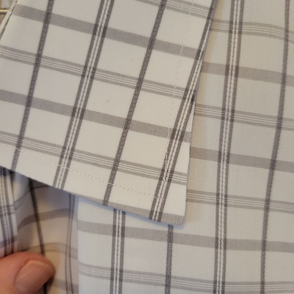 Roundtree & Yorke Gold Label dress casual shirt men's big & tall size 20 34/35 - Picture 4 of 4